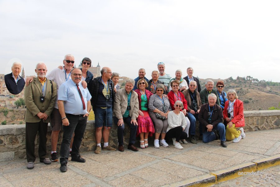 Le groupe à Tolède