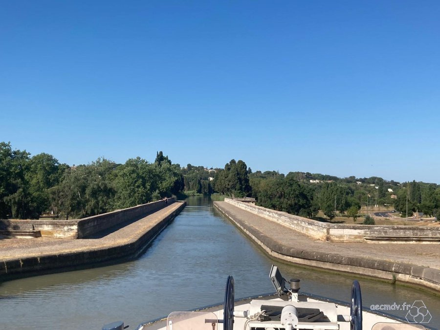 Pont canal sur l'Orb